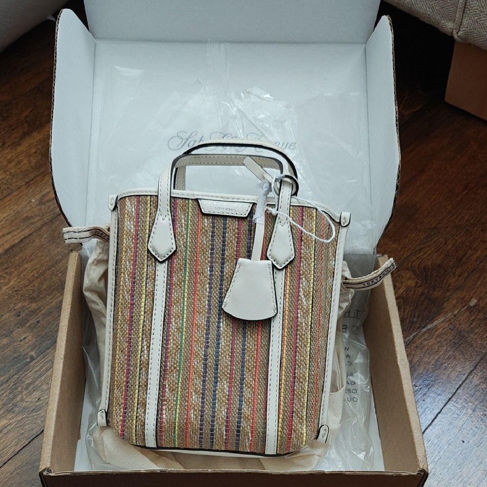 Tory Burch Multicolor Striped Tote